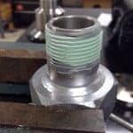 LOX-8 thread sealant is applied to the couplings on all Chemflow Hose Assemblies.