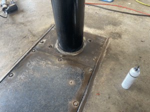 Rotary Automotive Lift Pit Sealed After Treatment