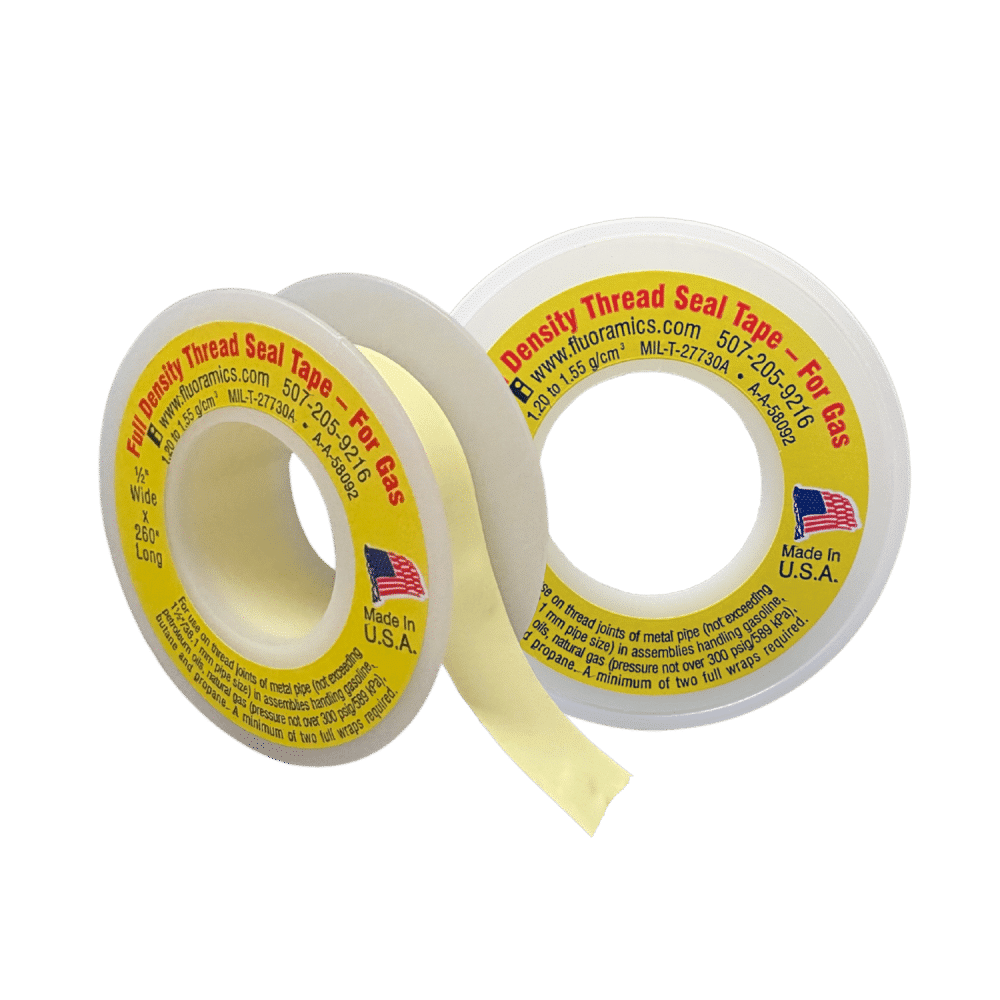 Yellow Thread Seal Tape for Gas